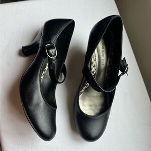 Vintage Y2K Rare Lower East Side Black Mary Jane Heels Size 9